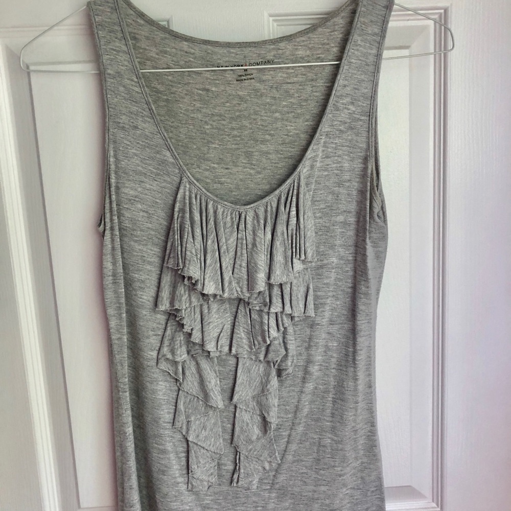 New York & Company Ruffle Top